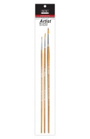 KCK PREMIUM NYLON LONG HANDLE ARTIST BRUSH - BR LH04